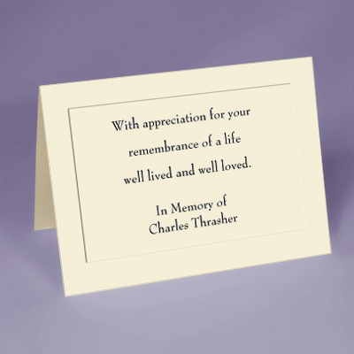 Life Well Lived Sympathy Cards